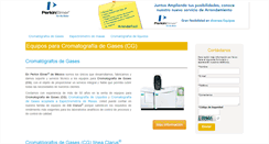 Desktop Screenshot of cromatografosdegases.com