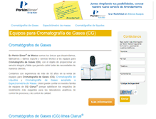 Tablet Screenshot of cromatografosdegases.com